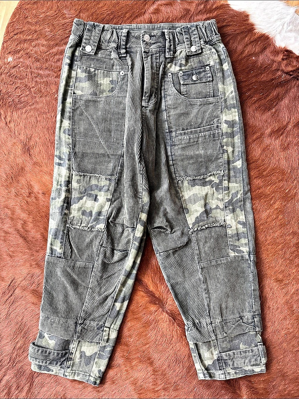 Kids Camo Cargo Pants